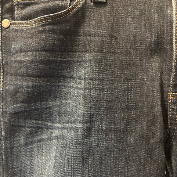 PAIGE Skyline Skinny Dark Wash Straight Leg Jeans - Picture 6 of 10